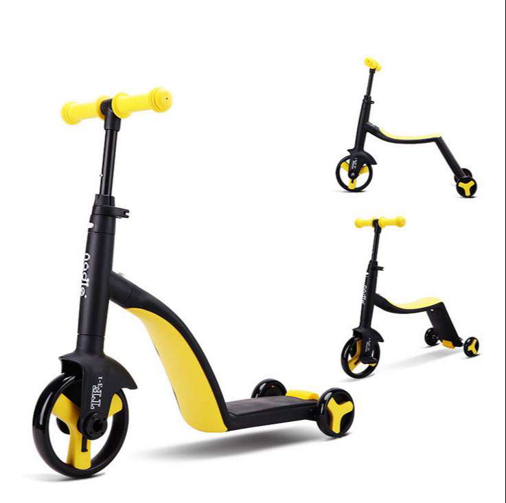 scooter nadle 3in1 màu vàng