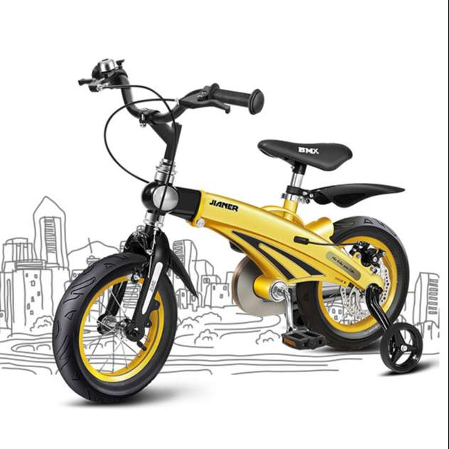 xe đạp Jianer s1 màu vàng