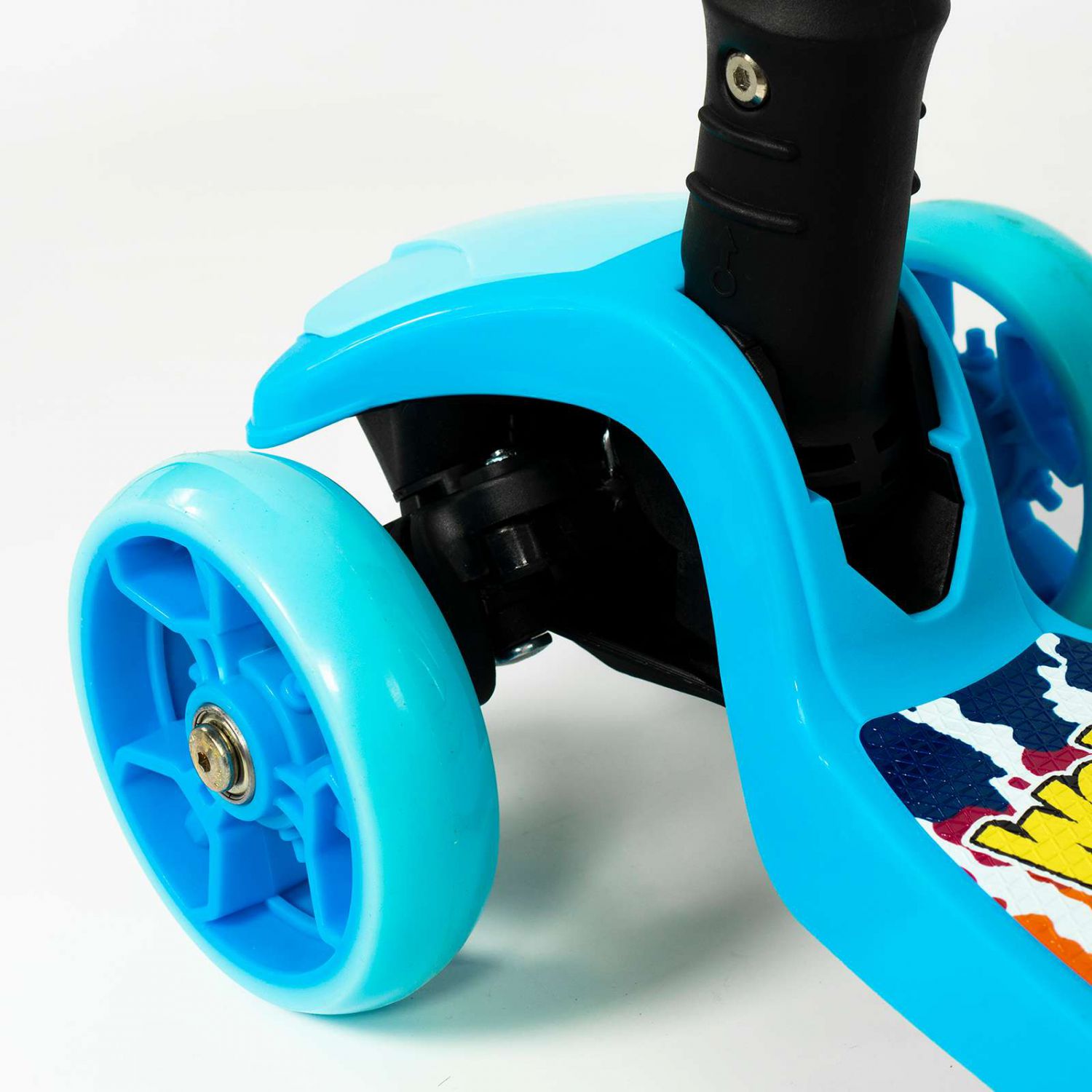 bánh trước xe scooter trẻ em centosy MJBC 017C màu xanh